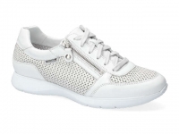 chaussure mephisto lacets molly perf blanc